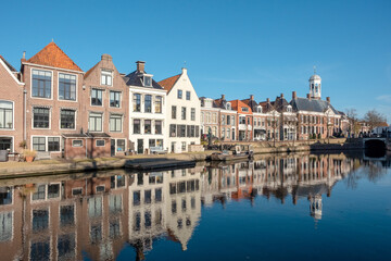 Fototapeta na wymiar Town Hall Dokkum, Friesland Province, The Netherlands