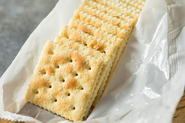 Healthy Homemade Saltine Soda Crackers