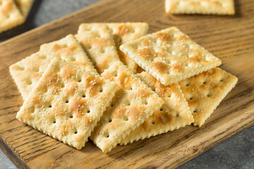Healthy Homemade Saltine Soda Crackers