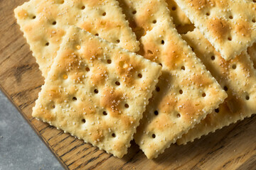 Healthy Homemade Saltine Soda Crackers