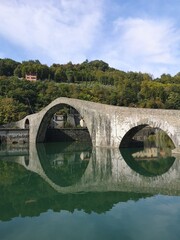 old bridge over the river