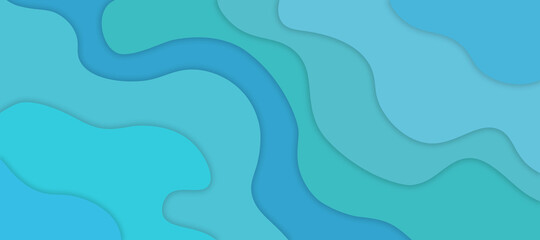 abstract blue background with waves digital artwork	