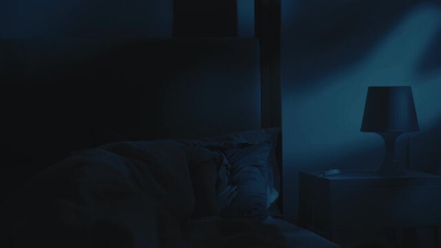 sleep time healthy rest woman lamp soft bed night