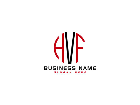 Creative HVF Logo Letter Vector Image Design For Your Business