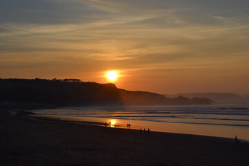 Playa de Salinas, Asturias.