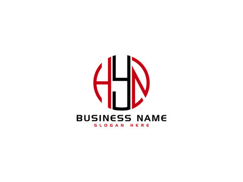 Creative HYN Logo Letter Vector Image Design For Your Business