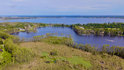 Fototapeta na wymiar Central Florida topography.