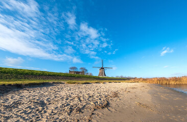 Windmill D' Olde Zwarver, Kampen, Overijssel, The Netherlands