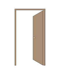Open door illustration