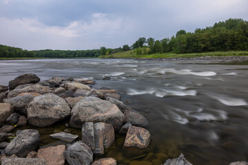 Rainy River - A scenic river on the United States and Canadian border.