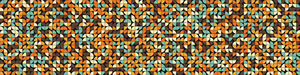 Abstract Geometric Pattern generative computational art illustration