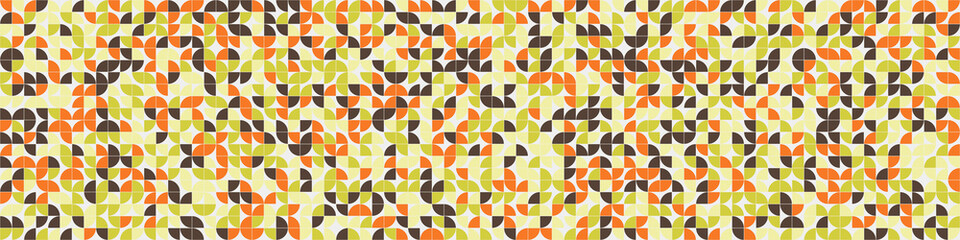 Abstract Geometric Pattern generative computational art illustration