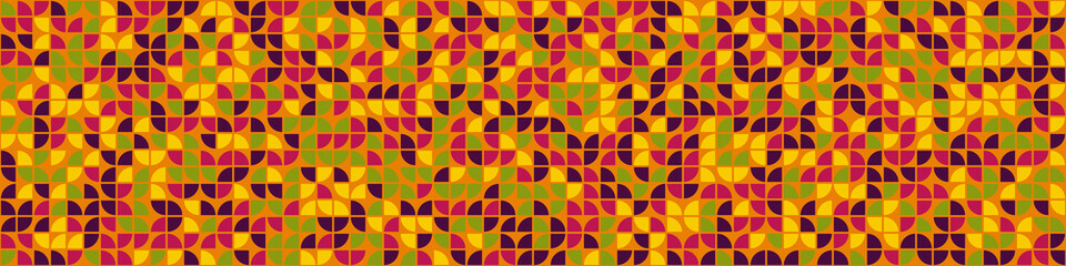 Abstract Geometric Pattern generative computational art illustration