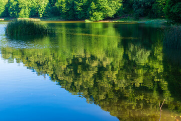 Fabulous view of Tsover lake, Dsegh, Armenia