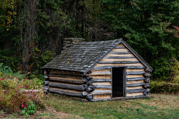 Winter Encampment Hut, Valley Forge National Historical Park, Pennsylvania, USA