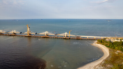 Aerial view of Dar es Salaam city