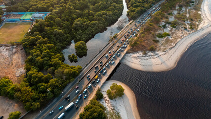 Aerial view of Dar es Salaam city