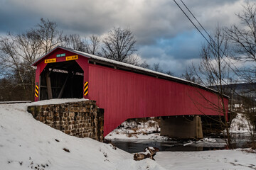 Adair Bridge Over Sherman Creek, Perry County, Pennsylvania, USA