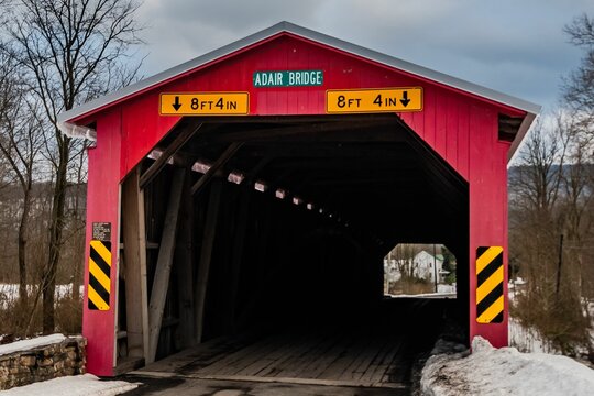 Cisna Mill (Adair) Covered Bridge, Perry County, Pennsylvania, USA