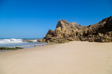 Beautiful beach in Sao Martinho do Porto