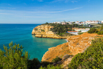 Fototapeta na wymiar Cliffs in the Coast of Algarve