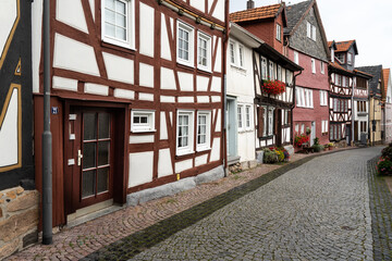 Gassen in der Altstadt von Alsfeld