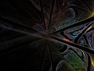Imaginatory fractal background generated Image