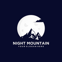 night mountain logo inspiration
