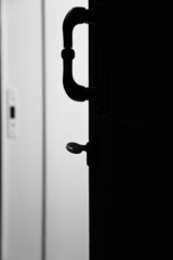 door with lock
