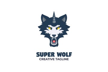 Wolf Logo Mascot Logo Illustration