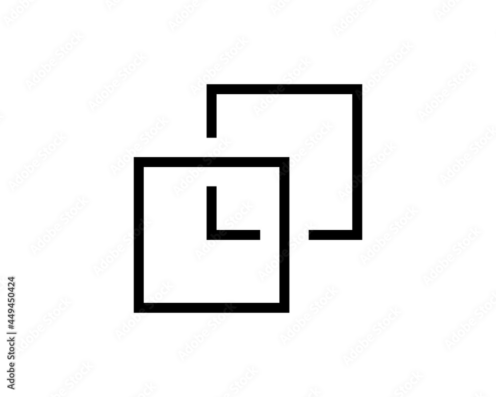 Poster expand to full screen fullscreen line art vector icon for apps and websites