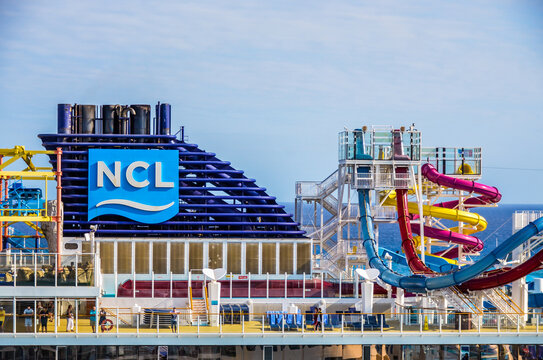 Norwegian Cruise Line Cruise Ship Top Deck