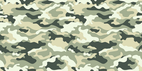 vector camouflage pattern for clothing design. Trendy camouflage military pattern © Osipov Art