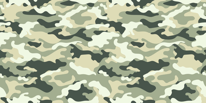 vector camouflage pattern for clothing design. Trendy camouflage military pattern