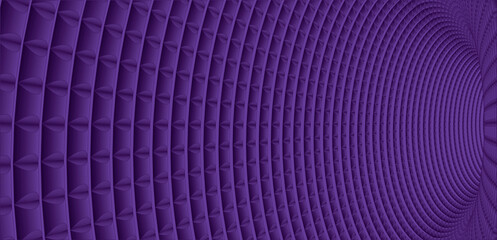 Tunnel or wormhole. Optical illusion. Digital wireframe tunnel. Background abstract vector image