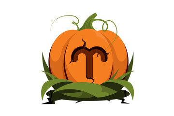 Halloween Cracked Zodiac Pumpkin from Dark Side