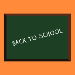 back to school board holiday banner message retro teach learn graphic class chalk education chalkboard blackboard illustration board green school business 