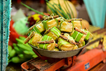 happily married on a street market, flea market