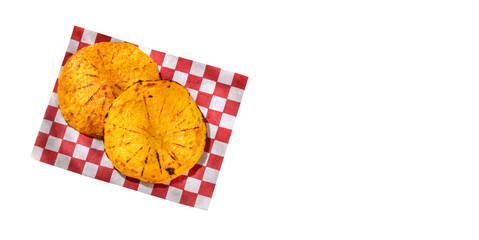 Arepa of ground corn - Traditional Colombian food