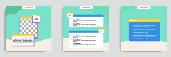 Social media faq, question, answer post banner layout template with geometric shape background and bubble message design element in green white color. Vector illustration