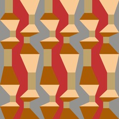 Geometric abstract seamless pattern - decorative accent for any surfaces.