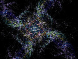 Imaginatory fractal background generated Image