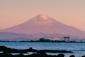 鳥居と富士