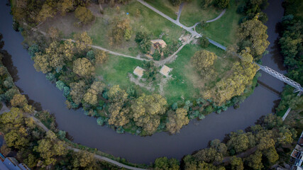 green moss on the stone