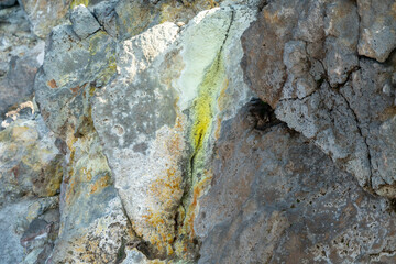 北海道函館市の恵山を登山する風景 Scenery of climbing Mt. E in Hakodate, Hokkaido.