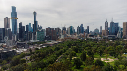 Obraz premium city skyline