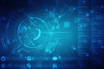 Binary Code Background, Digital Abstract technology background, Big data digital binary code, Internet Data Communication and Transfer background, Futuristic information technology concept