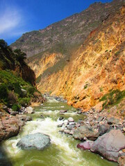 Montañas y naturaleza en el Cañón del Colca, Arequipa, Perú. fotografía de naturaleza