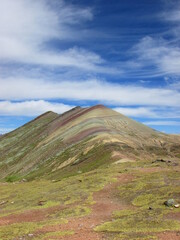 Montaña de colores Palcoyo, Cusco, Perú.. Travel photography.