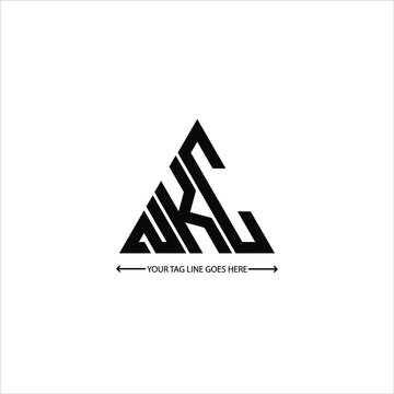 NKC letter logo creative design. NKC unique design
